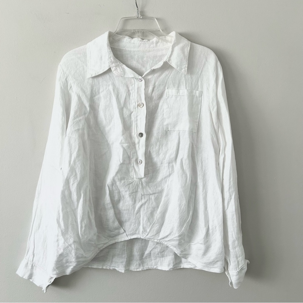 Women’s Italian 100% Linen Top